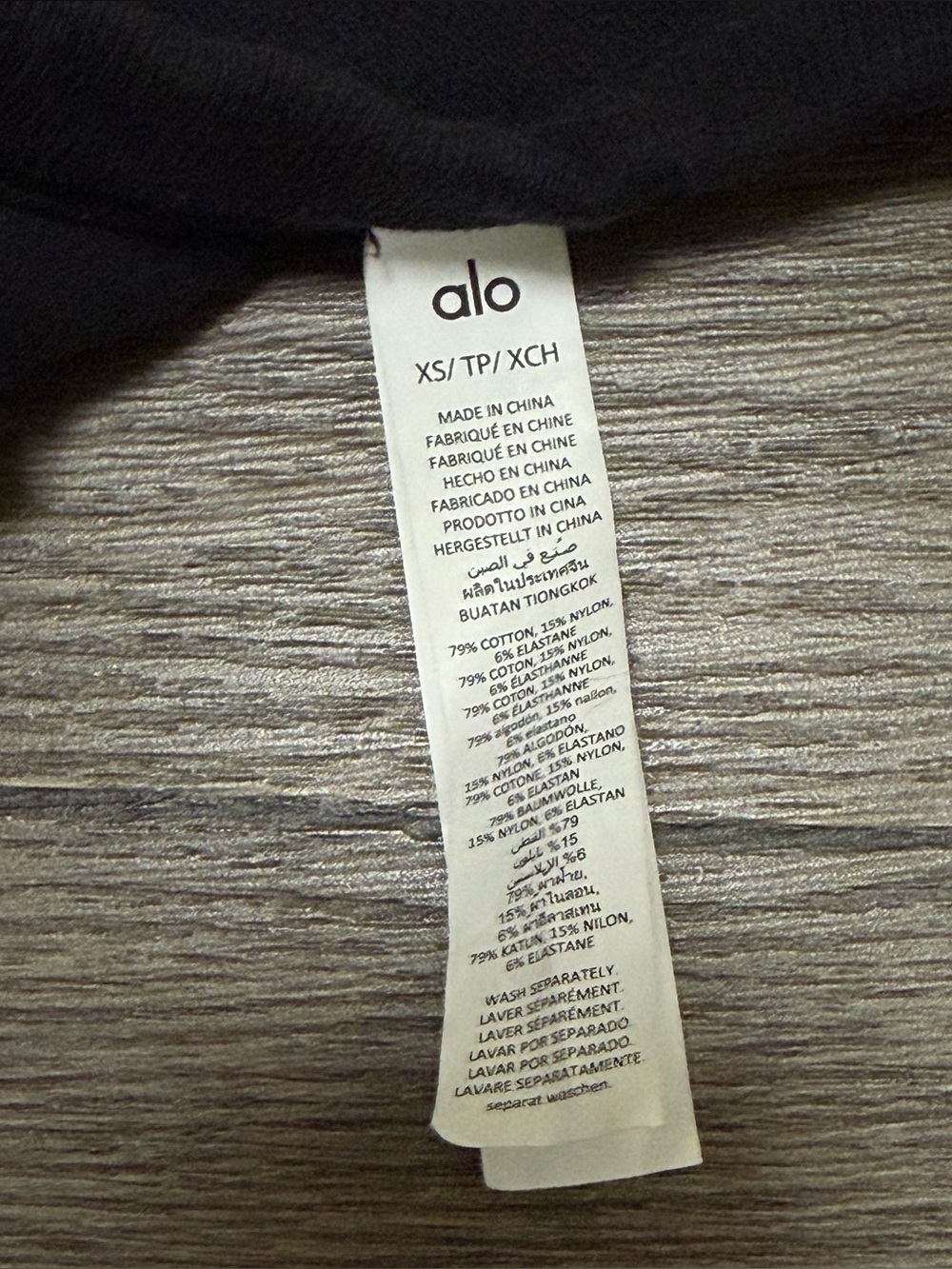 Alo Yoga Seamless Delight High Neck Bra Black Gym Training Size XS - Picture 5 of 6